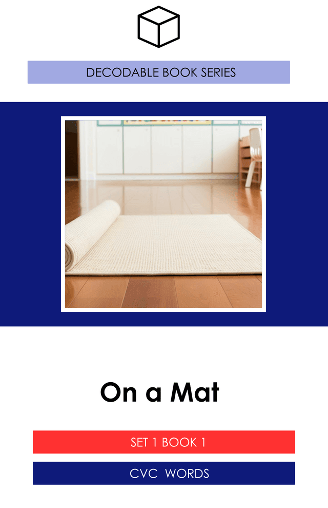 Set 1, CVC Words decodable book cover